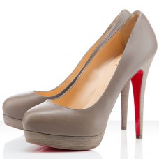 Christian Louboutin Bianca 160mm Platformy Taupe