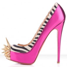 Christian Louboutin Asteroid 140mm Platformy Różowe