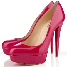 Christian Louboutin Bianca 140mm Platformy Rose Paris
