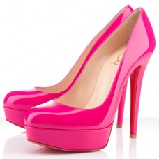 Christian Louboutin Bianca 140mm Platformy Różowe