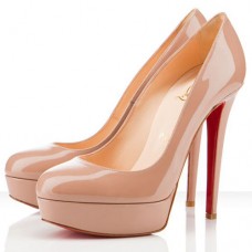 Christian Louboutin Bianca 140mm Platformy Nude Christian Louboutin Bianca 140mm Platformy Nude