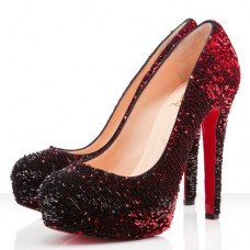Christian Louboutin Bianca 140mm Platformy Czerwone Christian Louboutin Bianca 140mm Platformy Czerwone