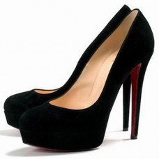 Christian Louboutin Bianca 120mm Platformy Czarne