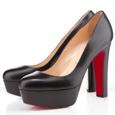 Christian Louboutin Bianca 140mm Platformy Czarne Christian Louboutin Bianca 140mm Platformy Czarne