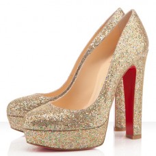 Christian Louboutin Bianca 140mm Platformy Wielokolorowe