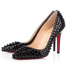 Szpilki Christian Louboutin Pigalle Spikes 100mm, czarne