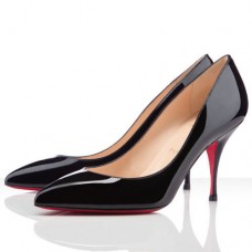 Christian Louboutin Piou Piou 80mm Szpilki Czarne