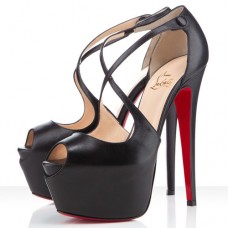Sandały Christian Louboutin Exagona 160mm, czarne