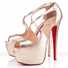 Sandały Christian Louboutin Exagona 160mm Platinum