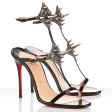 Sandały Christian Louboutin Lady Max 100mm czarne Sandały Christian Louboutin Lady Max 100mm czarne