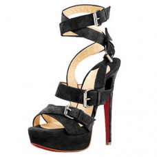 Sandały Christian Louboutin Toutenkaboucle 140mm, czarne