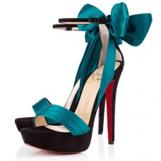 Sandały Christian Louboutin Vampanodo 140mm Peacock