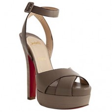 Sandały Christian Louboutin Vivaeva 160mm Taupe