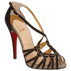Sandały Christian Louboutin Mignons 140 mm Czarne Sandały Christian Louboutin Mignons 140 mm Czarne