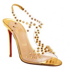 Sandały Christian Louboutin J-Lissimo 100mm w kolorze złotym Sandały Christian Louboutin J-Lissimo 100mm w kolorze złotym