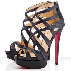 Sandały Christian Louboutin Balota 140mm czarne Sandały Christian Louboutin Balota 140mm czarne