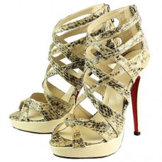 Sandały Christian Louboutin Balota 140mm Python Sandały Christian Louboutin Balota 140mm Python