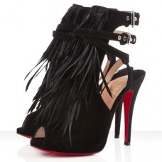 Sandały Christian Louboutin Single Ita 120mm, czarne