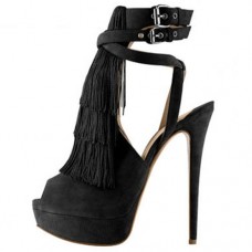 Sandały Christian Louboutin Change Of The Guard 140 mm, czarne Sandały Christian Louboutin Change Of The Guard 140 mm, czarne