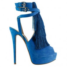 Sandały Christian Louboutin Change Of The Guard 140 mm niebieskie Sandały Christian Louboutin Change Of The Guard 140 mm niebieskie