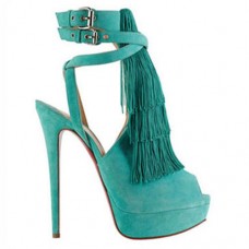 Sandały Christian Louboutin Change Of The Guard 140 mm Caraibes Sandały Christian Louboutin Change Of The Guard 140 mm Caraibes