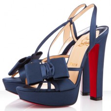 Sandały Christian Louboutin Disconoeud 140mm granatowe Sandały Christian Louboutin Disconoeud 140mm granatowe