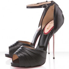 Sandały Christian Louboutin Armadillo Bride 120 mm, czarne