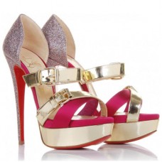 Sandały Christian Louboutin Ambertina 140 mm Wielokolorowe