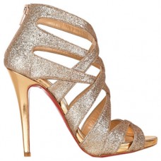 Sandały Christian Louboutin Balota 120mm w kolorze złotym Sandały Christian Louboutin Balota 120mm w kolorze złotym