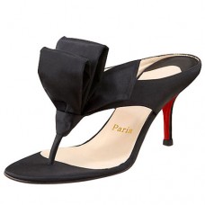 Sandały Christian Louboutin Tulp Thong 80mm, czarne