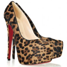 Christian Louboutin Daffodile 160mm Platformy Leopard
