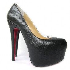 Christian Louboutin Daffodile 160mm Platformy Czarne