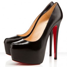 Christian Louboutin Daffodile 160mm Platformy Czarne