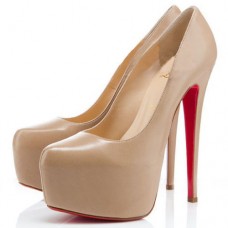 Christian Louboutin Daffodile 160mm Platformy Nude