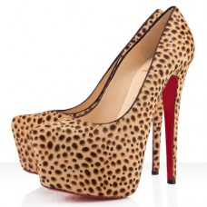 Christian Louboutin Daffodile 160mm Platformy Leopard