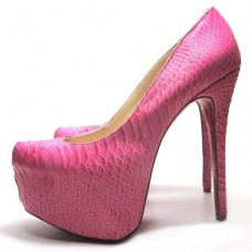 Christian Louboutin Daffodile 160mm Platformy Różowe