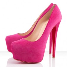Christian Louboutin Daffodile 160mm Platformy Rose Matador