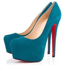 Christian Louboutin Daffodile 160mm Platformy Peacock