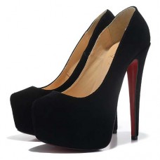Christian Louboutin Daffodile 160mm Platformy Czarne
