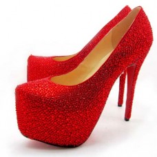 Szminka Christian Louboutin Daffodile 160mm Platforms Rouge