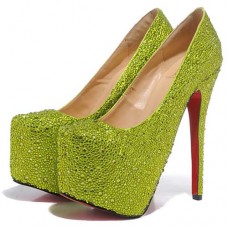 Christian Louboutin Daffodile 160mm Platformy Zielone Christian Louboutin Daffodile 160mm Platformy Zielone