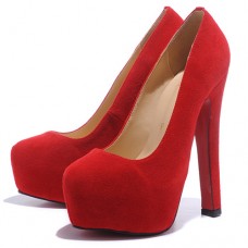 Christian Louboutin Daffodile 160mm Platformy Czerwone