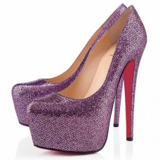 Christian Louboutin Daffodile 160mm Platformy Parme