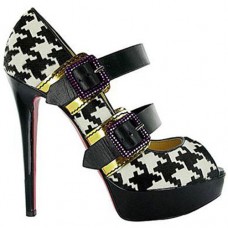 Christian Louboutin Bikiki 140mm Mary Jane Pumps Black