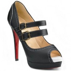 Christian Louboutin Lillian 140mm Mary Jane Pumps Black