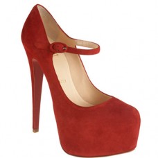 Christian Louboutin Lady Daf 160mm Mary Jane Pumps Red