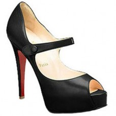 Christian Louboutin No Barre 140mm Mary Jane Pumps Black