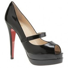 Christian Louboutin No Barre 140mm Mary Jane Pumps Black