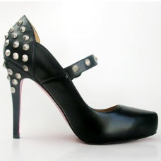 Szpilki Mary Jane Christian Louboutin Mad 120 mm, czarne Szpilki Mary Jane Christian Louboutin Mad 120 mm, czarne