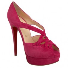 Christian Louboutin Lady Gorset 140mm Peep Toe Pumps Rose Matador Christian Louboutin Lady Gorset 140mm Peep Toe Pumps Rose Matador